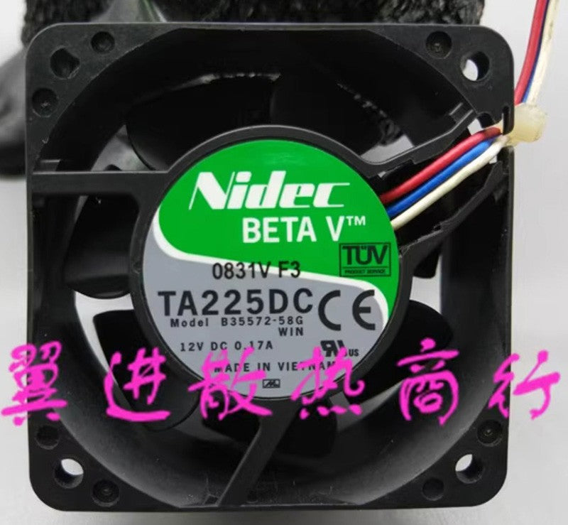 Nidec B35572-58G 12V 0.17A 3wires cooling fan