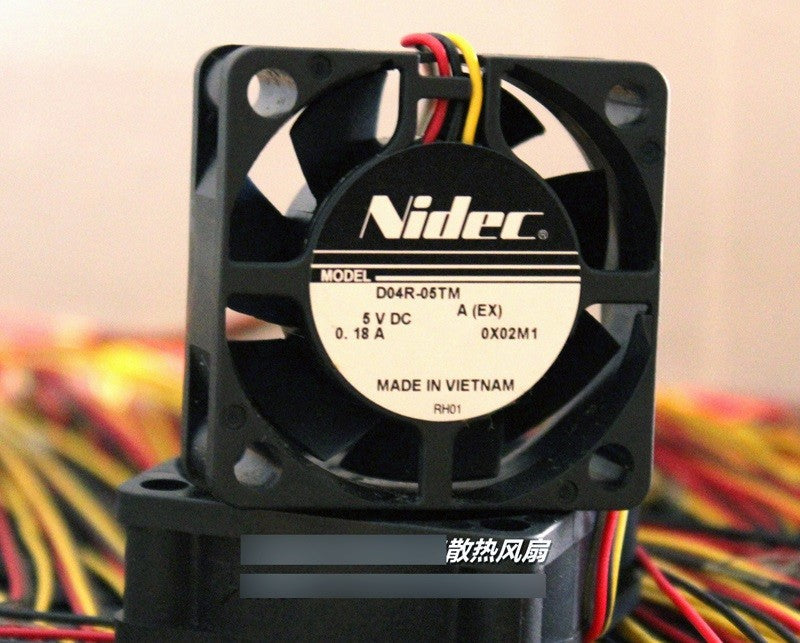 Nidec D04R-05TM 5V 0.18A 2wires 3wires Cooling Fan - Original New