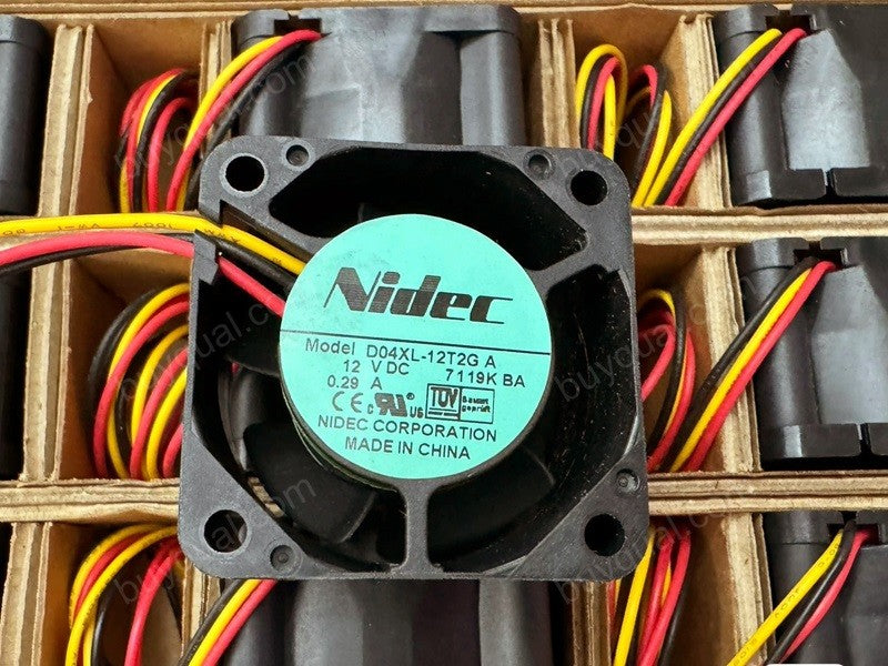 Nidec D04XL-12T2G 12V 0.29A 3wires Cooling Fan