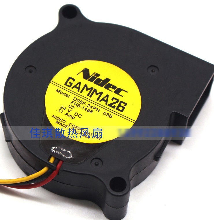 Nidec D05F-24PH 03B 24V 0.11A 3wires cooling fan