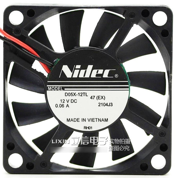 Nidec D05X-12TL 12V 0.06A 2wires 3wires Cooling Fan