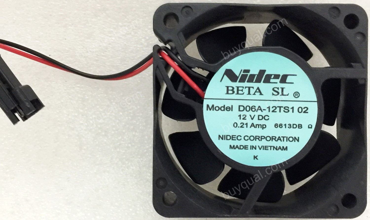 Nidec D06A-12TS1 02 12V 0.21A 2wires cooling fan