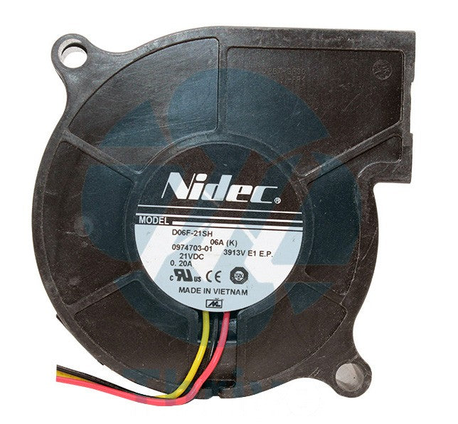 Nidec D06F-21SH 21V 0.20A 3wires cooling fan