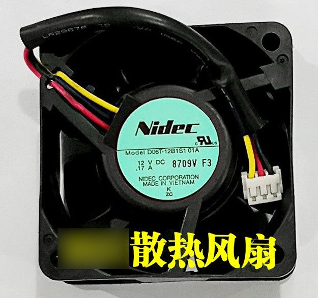 Nidec D06T-12B1S1 24V 0.17A 3wires Cooling Fan