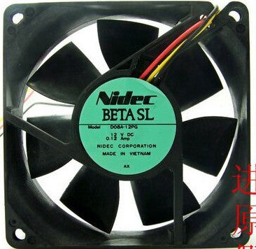 Nidec D08A-12PG 12V 0.12A 3wires cooling fan