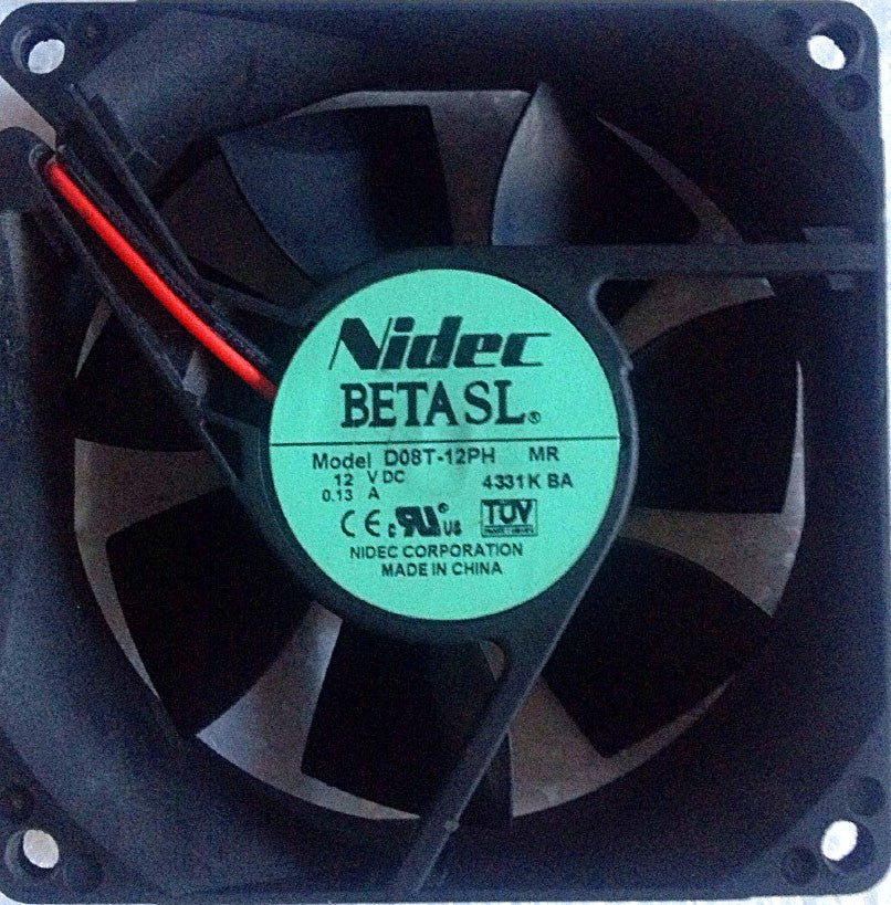 Nidec D08T-12PH 12V 0.13A 3wires Cooling Fan