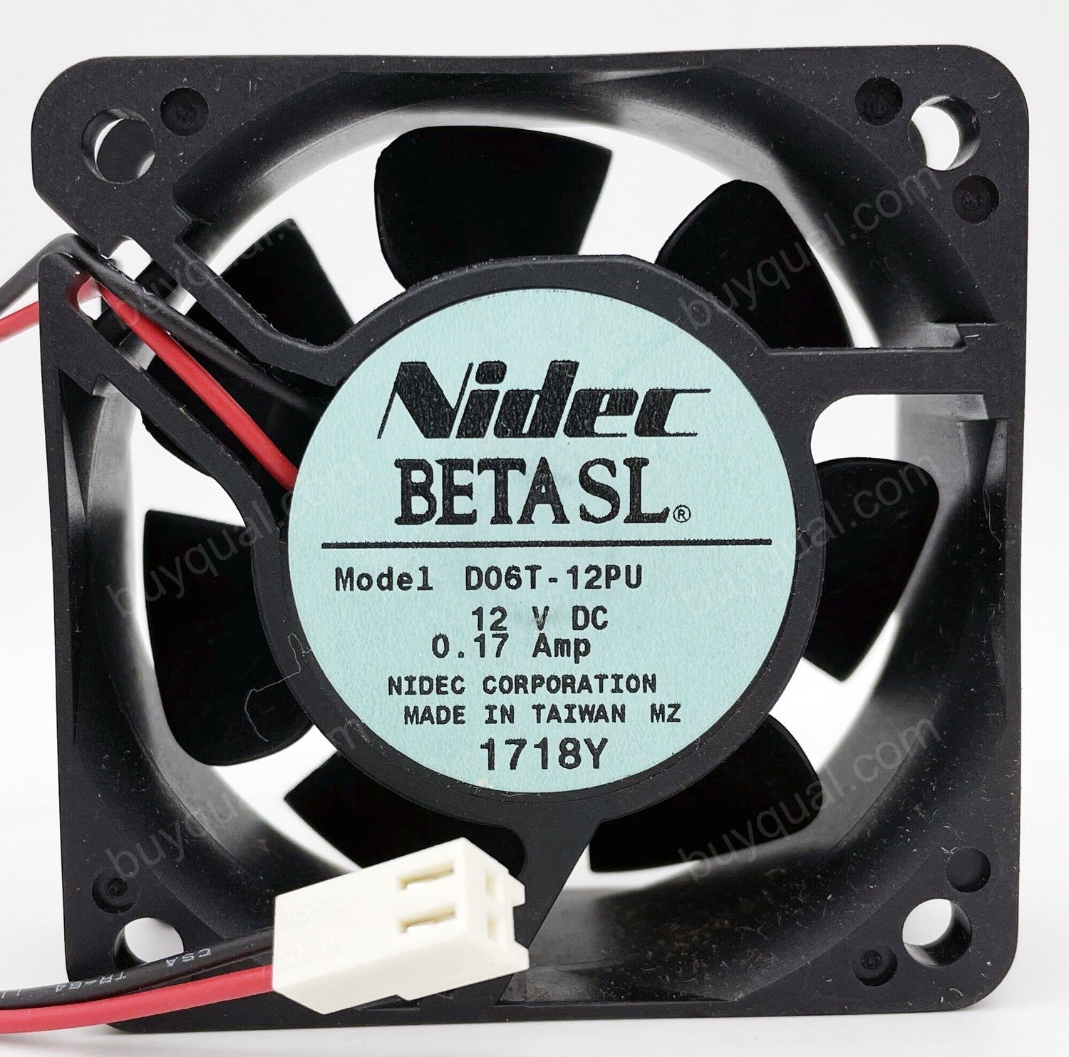 Nidec E34386-55 12V 0.14A 2wires cooling fan