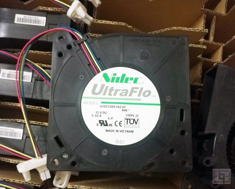 Nidec G12C12BS1AZ-07 12V 3.63A 4wires cooling fan - New