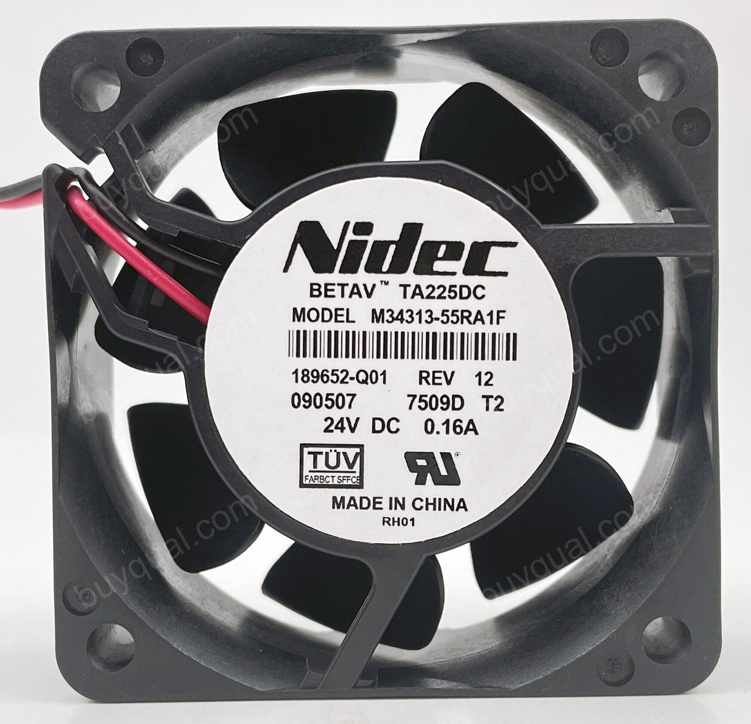 Nidec M34313-55RA1F 24V 0.16A 2wires cooling fan