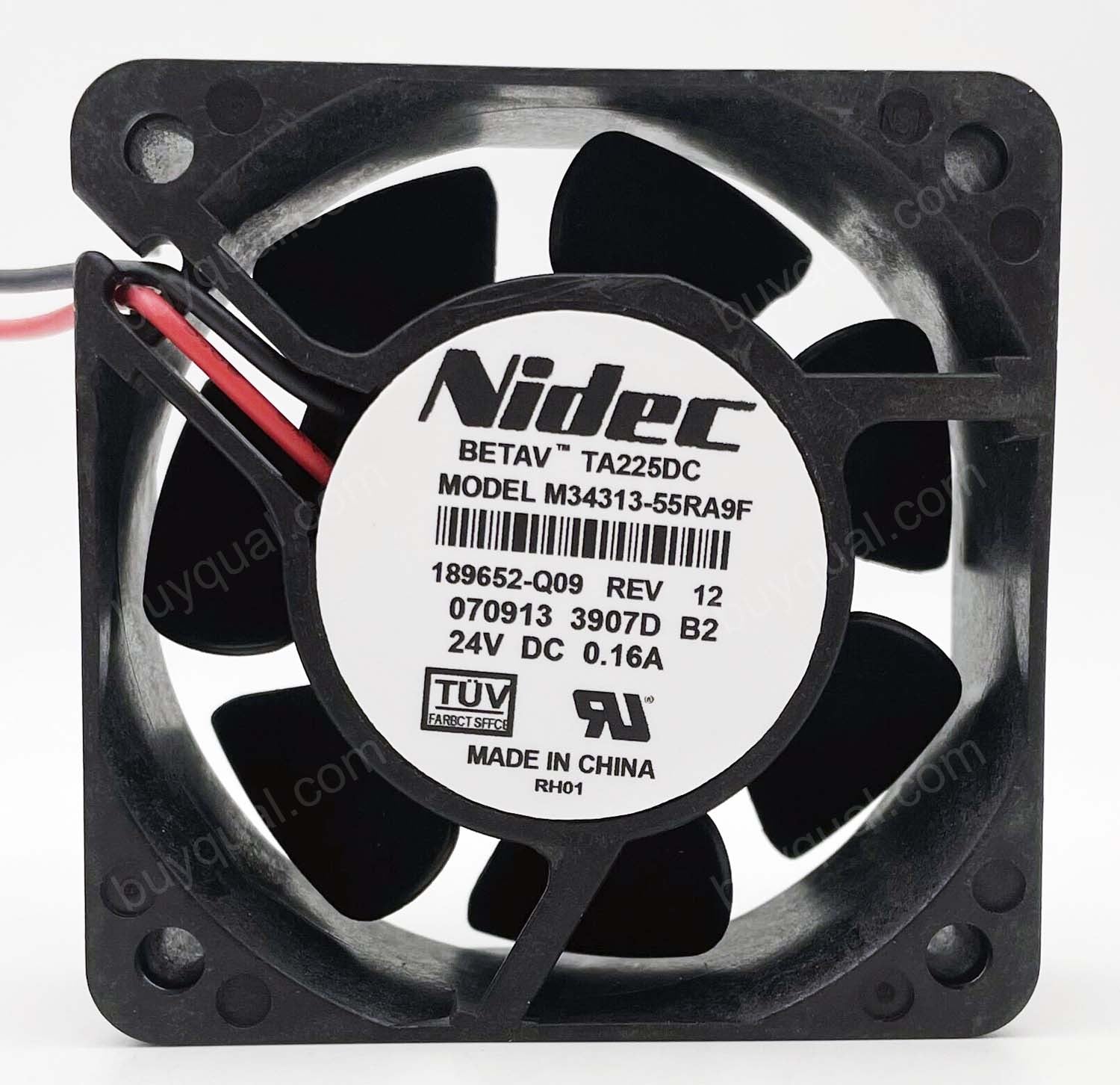 Nidec M34313-55RA9F 24V 0.16A 2wires cooling fan