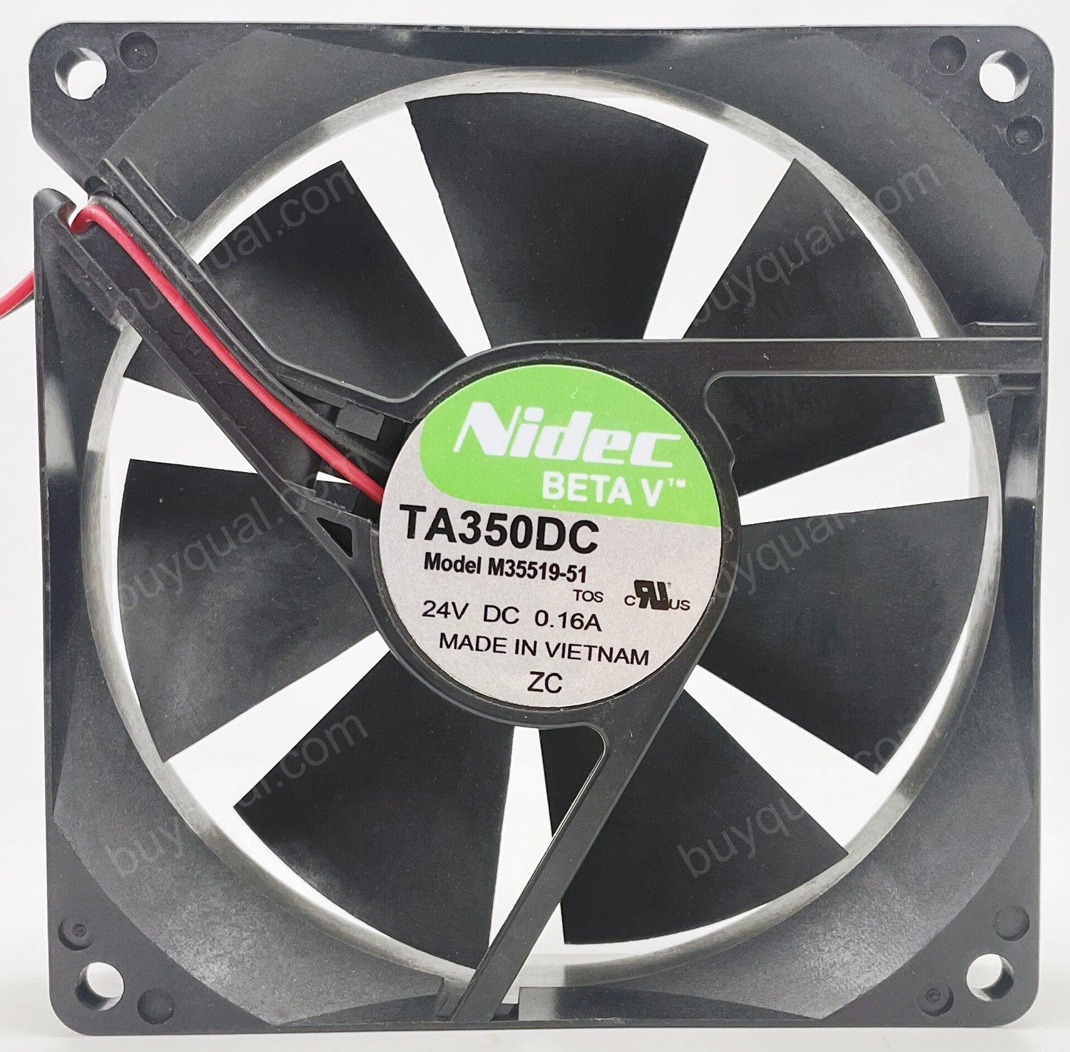 Nidec M35519-51 24V 0.16A 2wires cooling fan