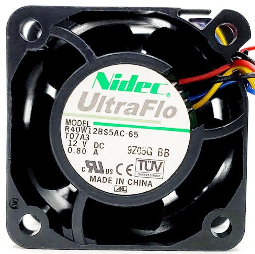 Nidec R40W12BS5AC-65 12V 0.80A 4wires Cooling Fan