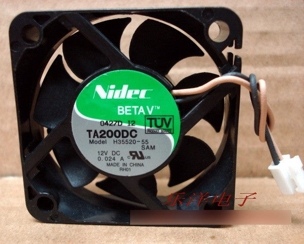 Nidec TA200DC H35520-55 12V 0.024A 2wires Cooling Fan