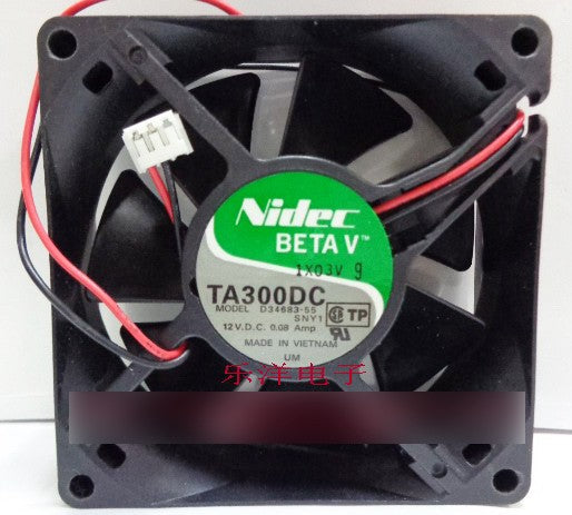 Nidec TA300DC D3463-55 12V 0.08A 2wires Cooling Fan