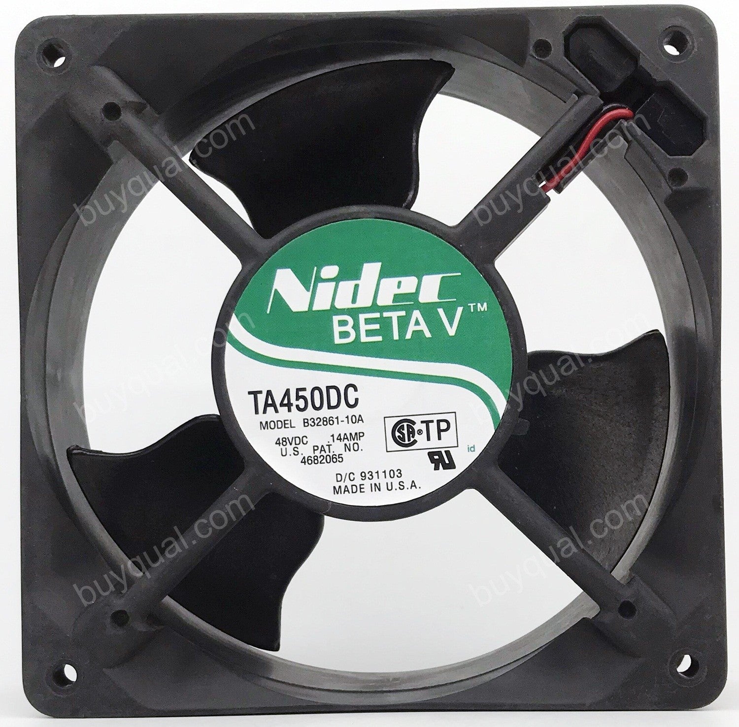 Nidec TA450DC B32861-10A 48V 0.14A 2wires Cooling Fan