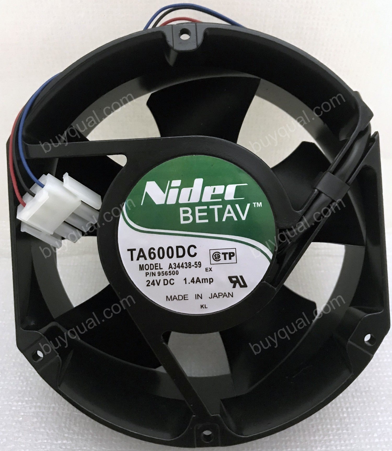 Nidec TA600DC A34438-59 24V 1.4A 3wires Cooling Fan - Used/Refurbished