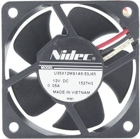 Nidec U35X12MS1A5 U35X12MS1A5-53J65 12V 0.05A 3wires Cooling Fan