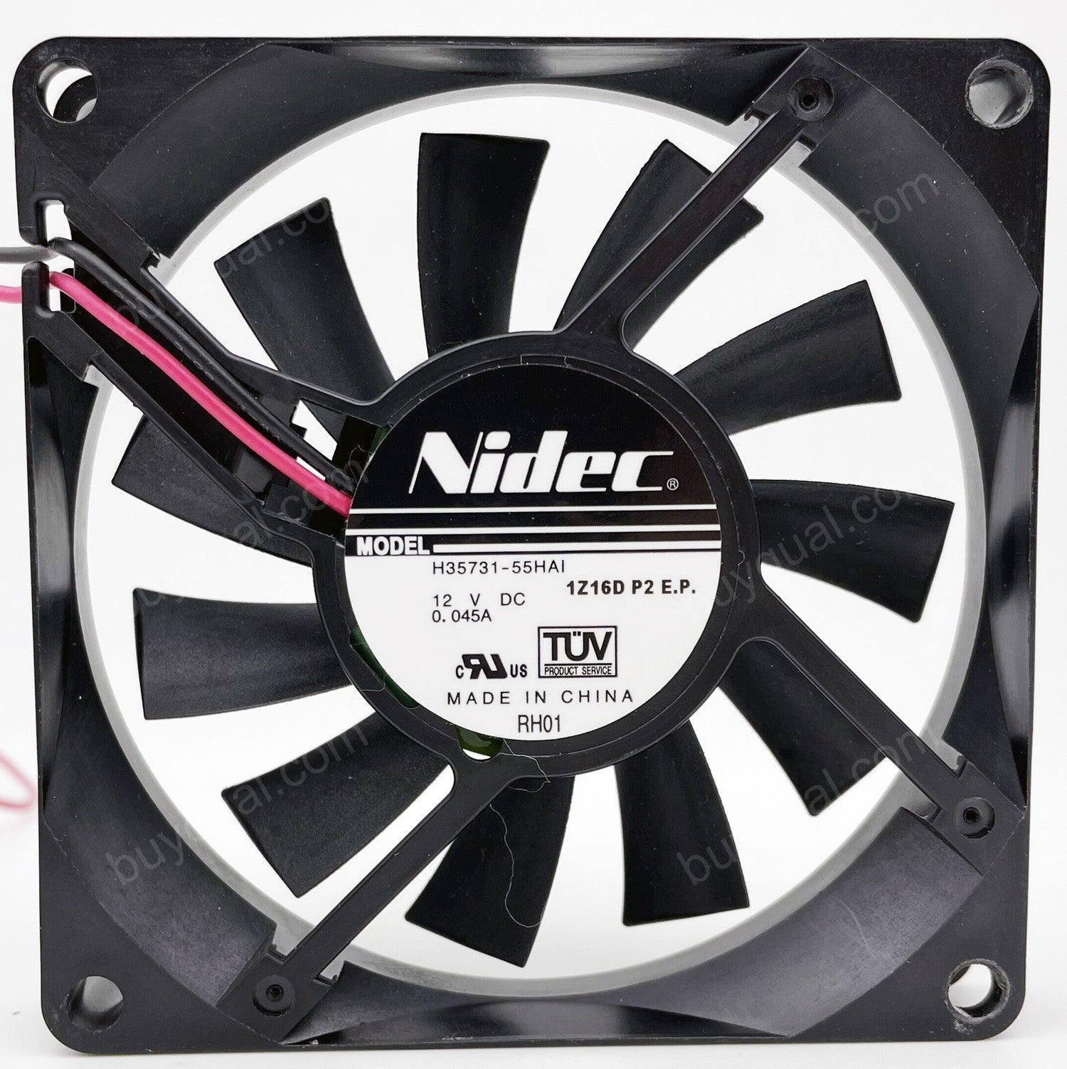 Nidec U80R12MS5AB-51 12V 0.04A 2wires cooling fan