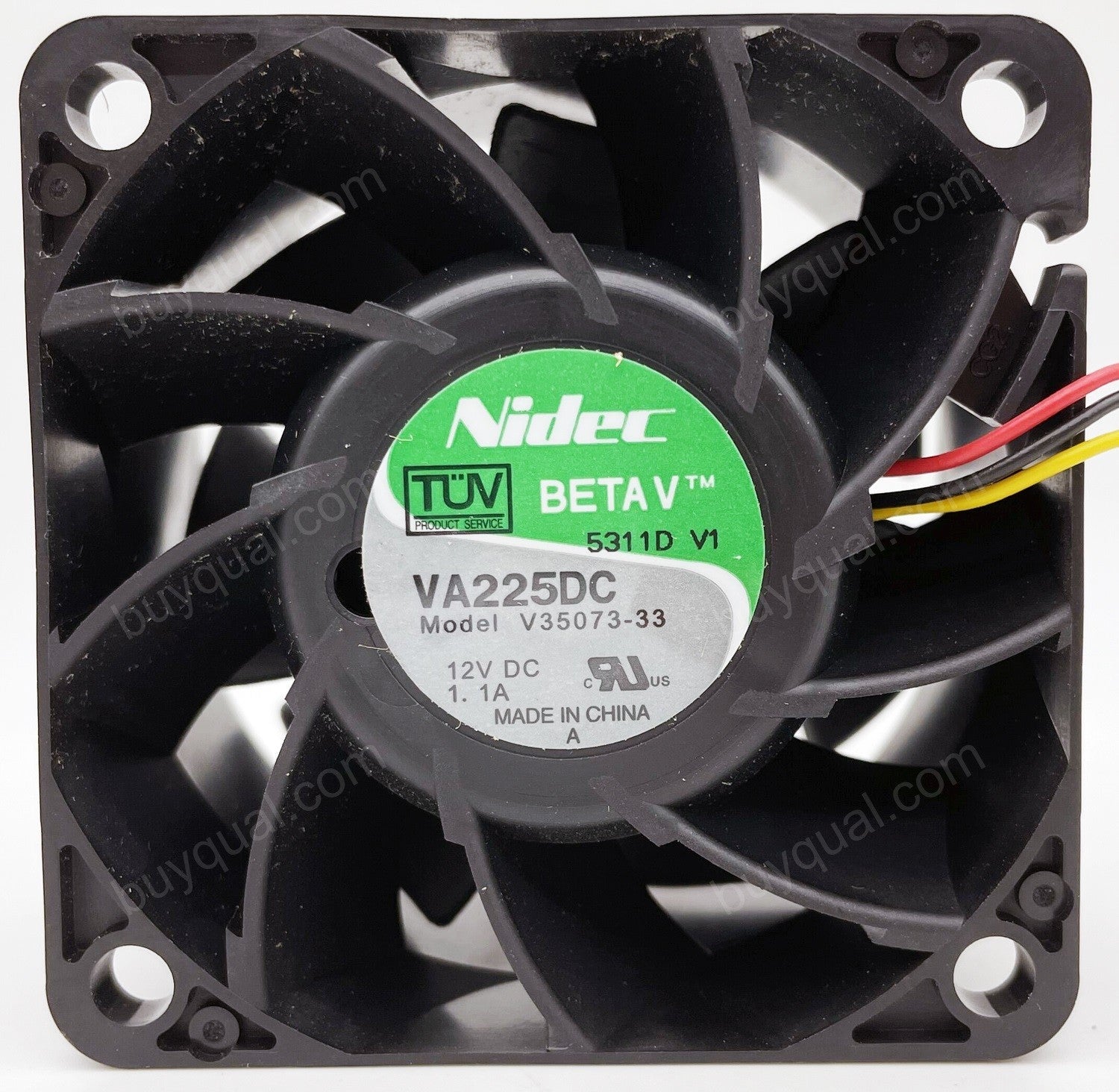 Nidec V35073-33 VA225DC 12V 1.1A 3wires Cooling Fan