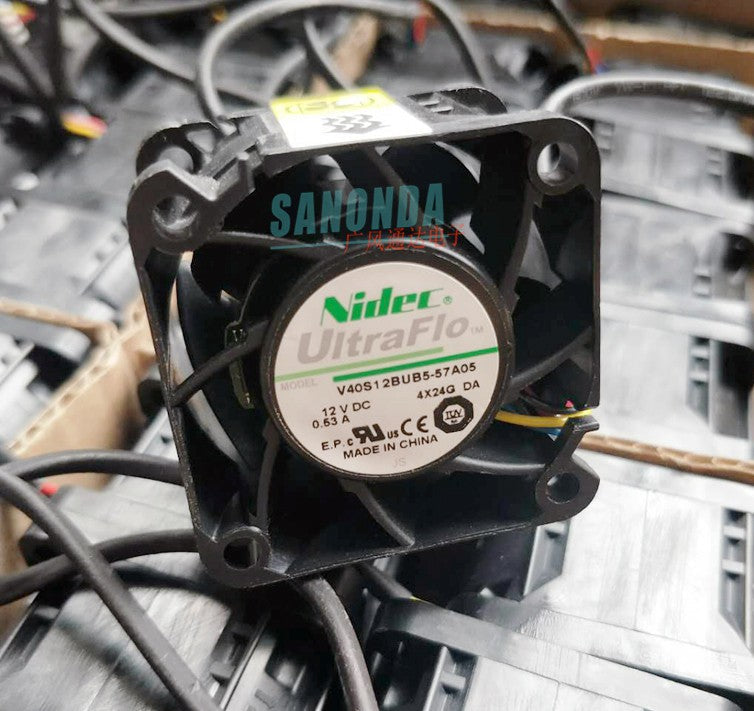 Nidec V40S12BUB5-57A05 12V 0.53A 6.36W 4wires Cooling Fan