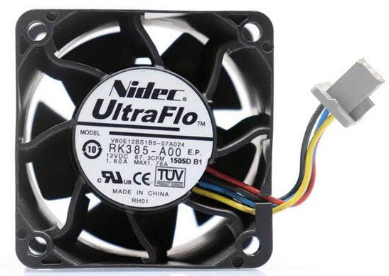 Nidec V60E12BS1B5-07A024 12V 1.60A 4wires cooling fan