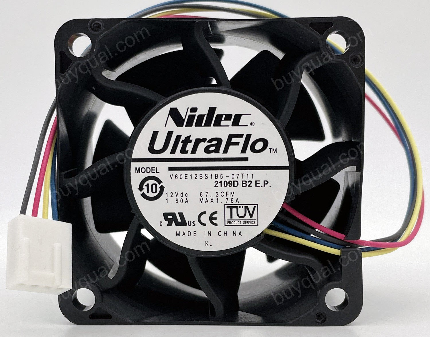 Nidec V60E12BS1B5-07T11 12V 1.6A 4wires Cooling Fan - Original New