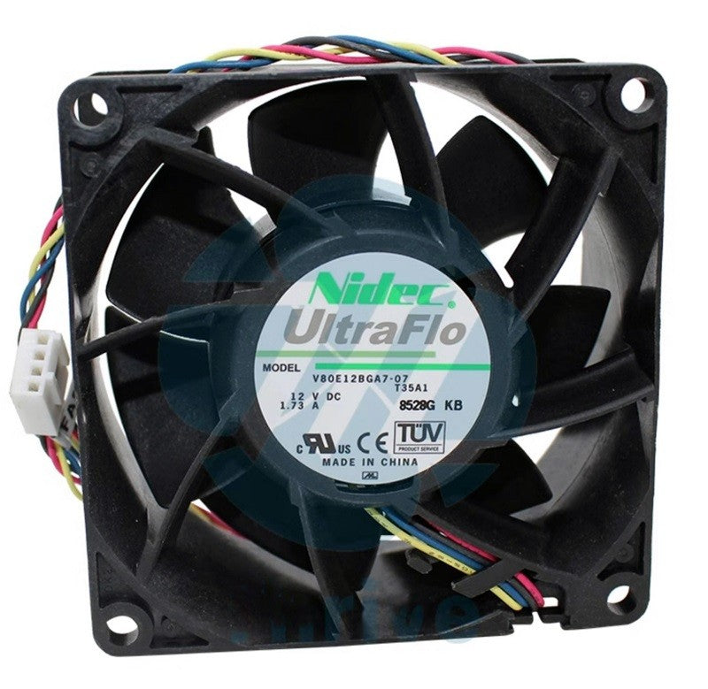 Nidec V80E12BGA7-07 12V 1.73A 4wires Cooling Fan - New