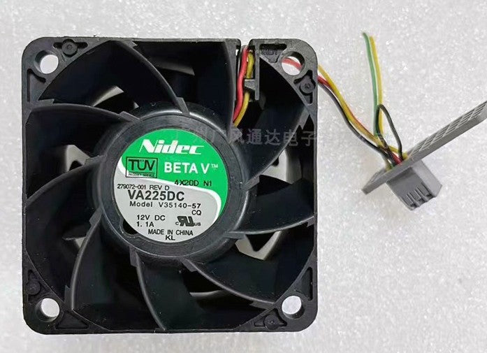 Nidec VA225DC V35140-57 12V 1.1A 3wires Cooling Fan
