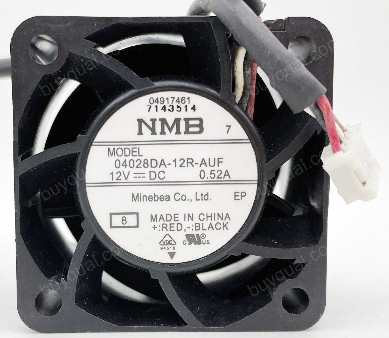 NMB 04028DA-12R-AUF 12V 0.52A 4wires Cooling Fan - Original new