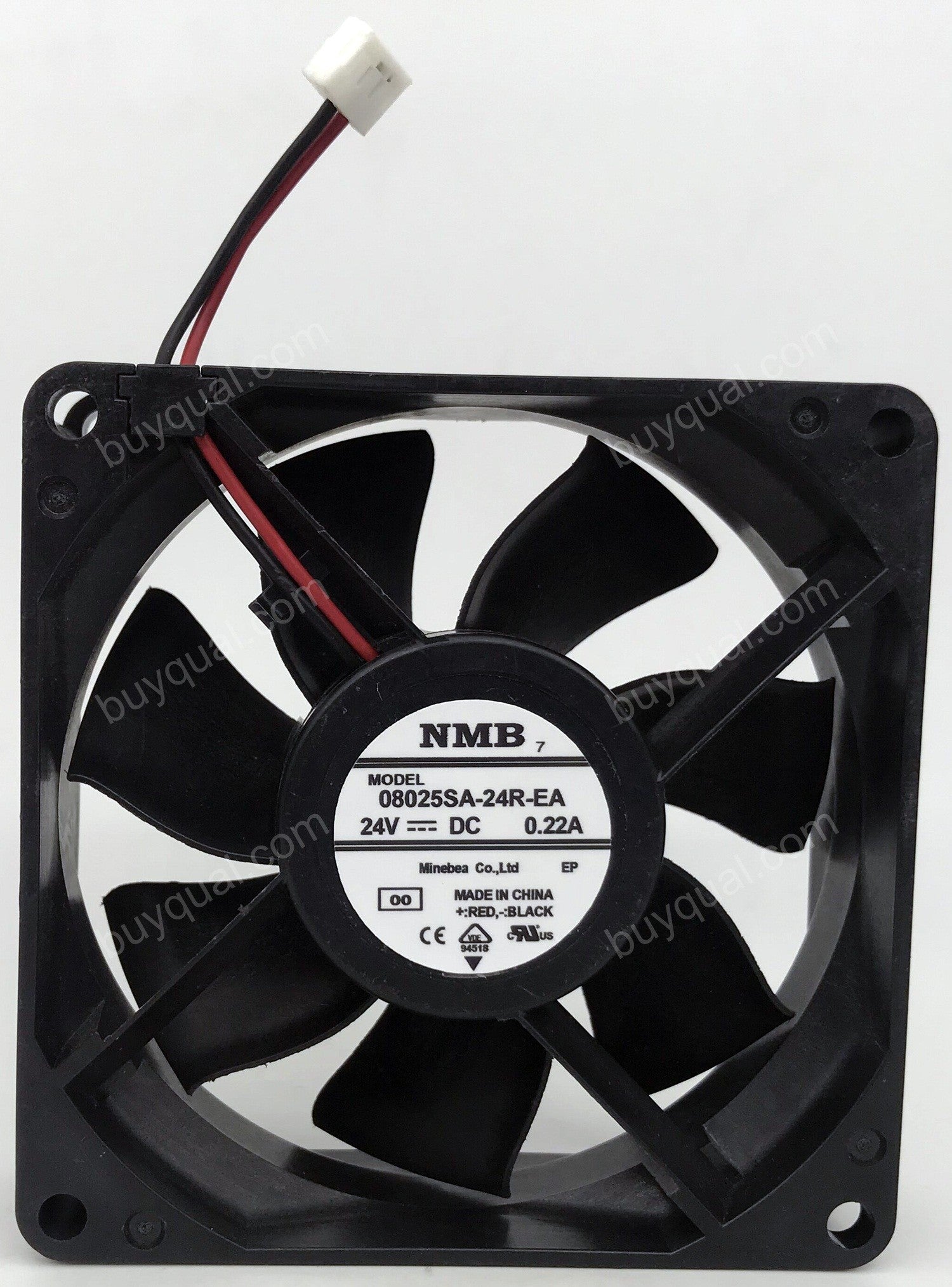 NMB 08025SA-24R-EA 08025SA-24R-EA-00 24V 0.22A 2wires Cooling Fan