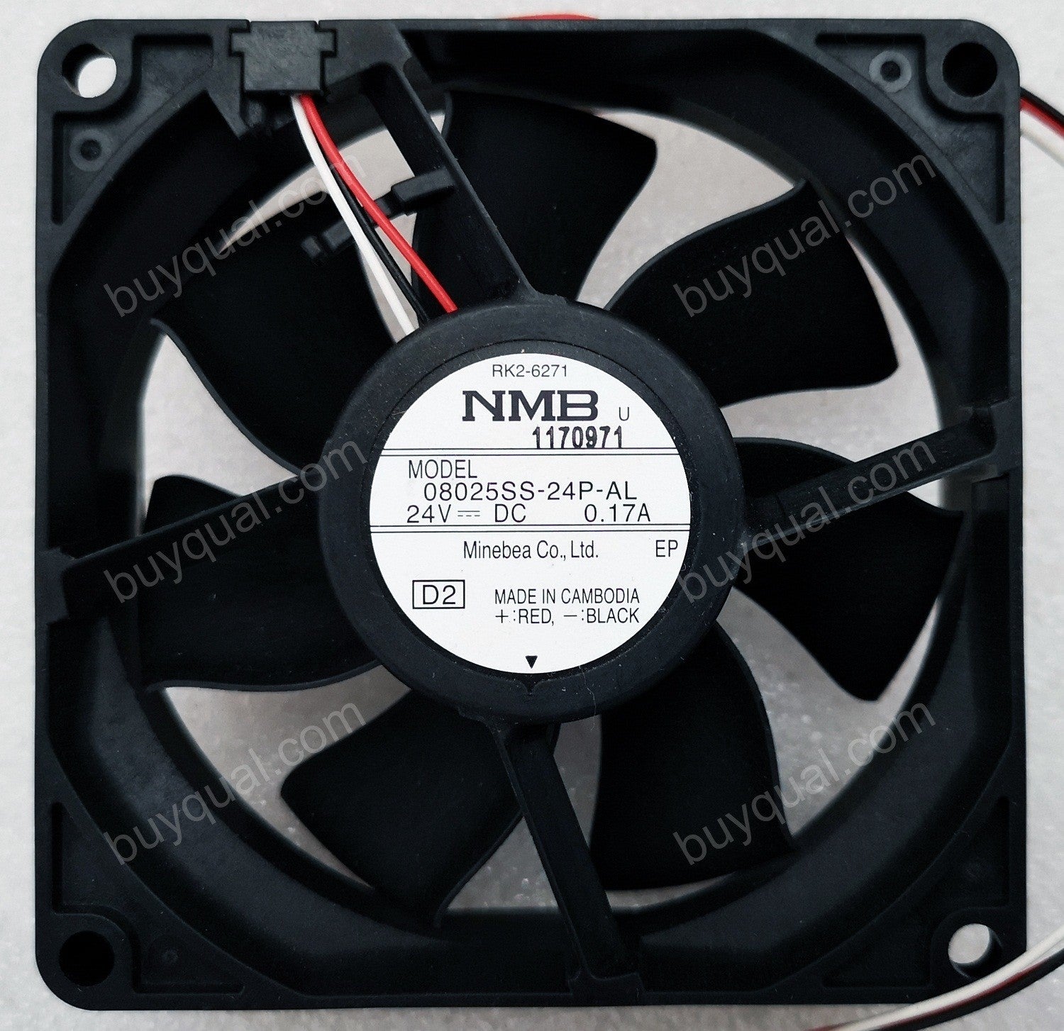 NMB 08025SS-24P-AL 24V 0.17A 3 wires Cooling Fan