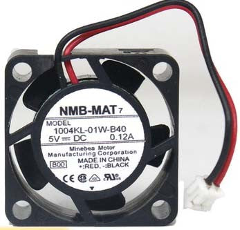 NMB 1004KL-01W-B40 5V 0.12A 2wires Cooling Fan