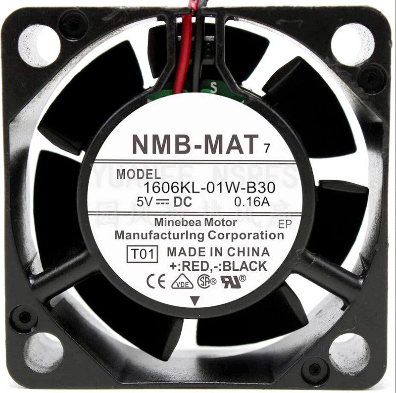 NMB 1606KL-01W-B30 12V 0.16A 2wires cooling fan
