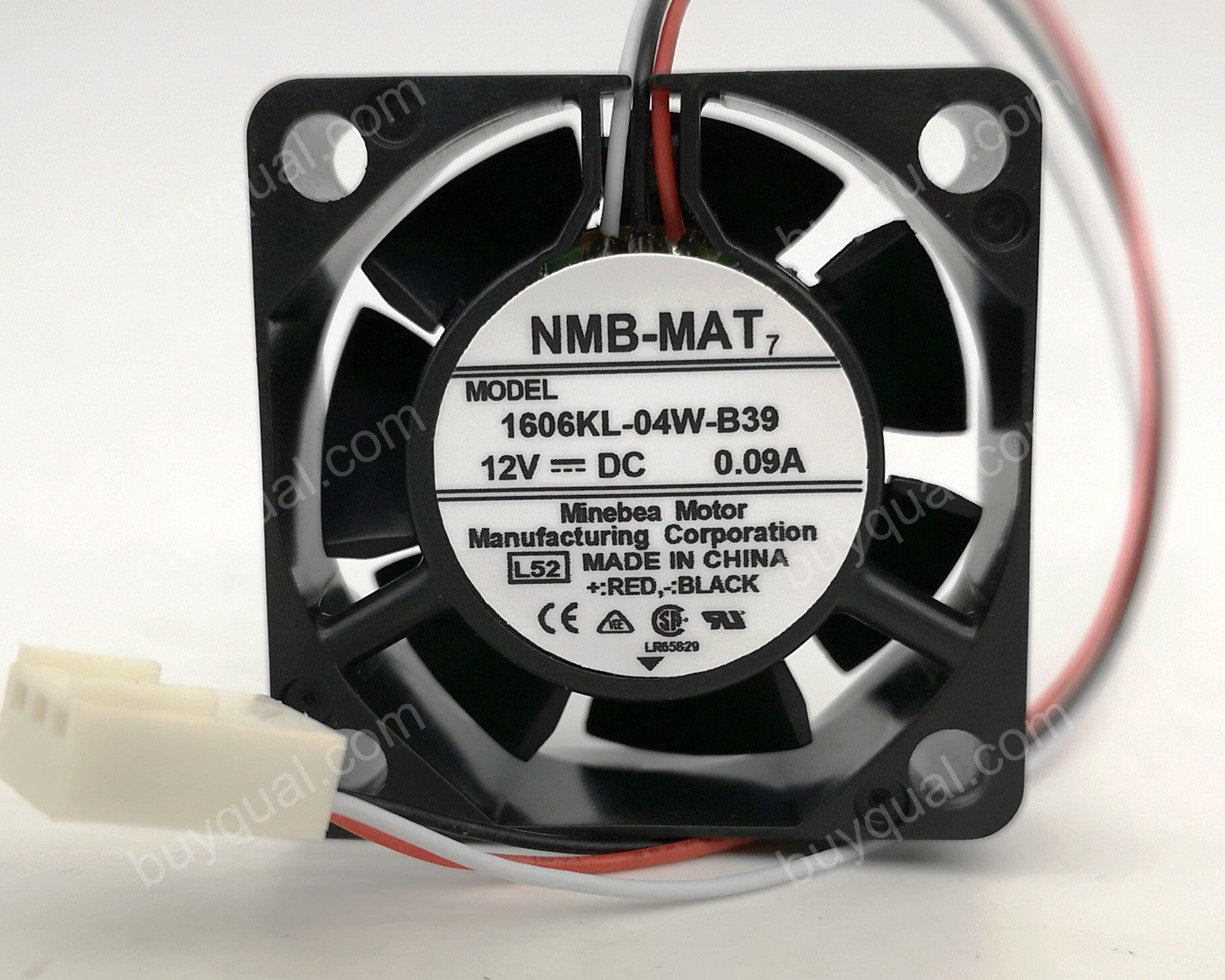 NMB 1606KL-04W-B39 12V 0.09A 3wires Cooling Fan