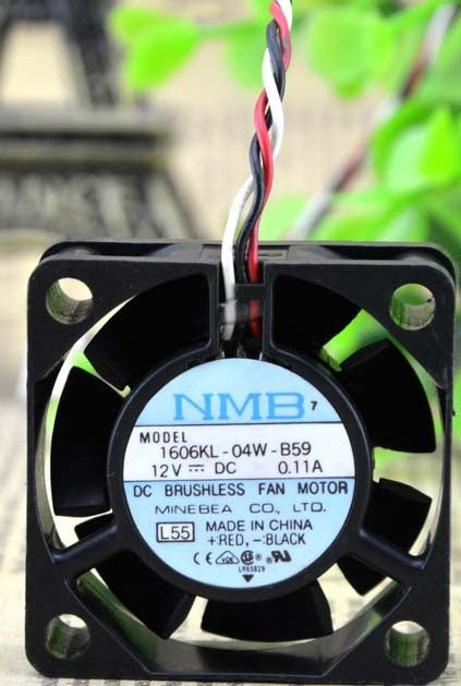NMB 1606KL-04W-B59 12V 0.11A 3wires Cooling Fan