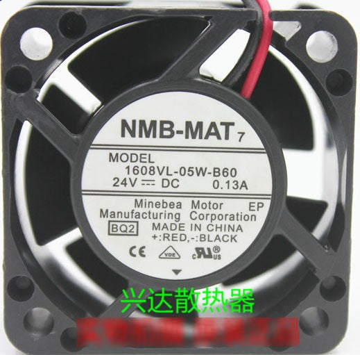 NMB 1608VL-05W-B60 24V 0.13A 2wires cooling fan