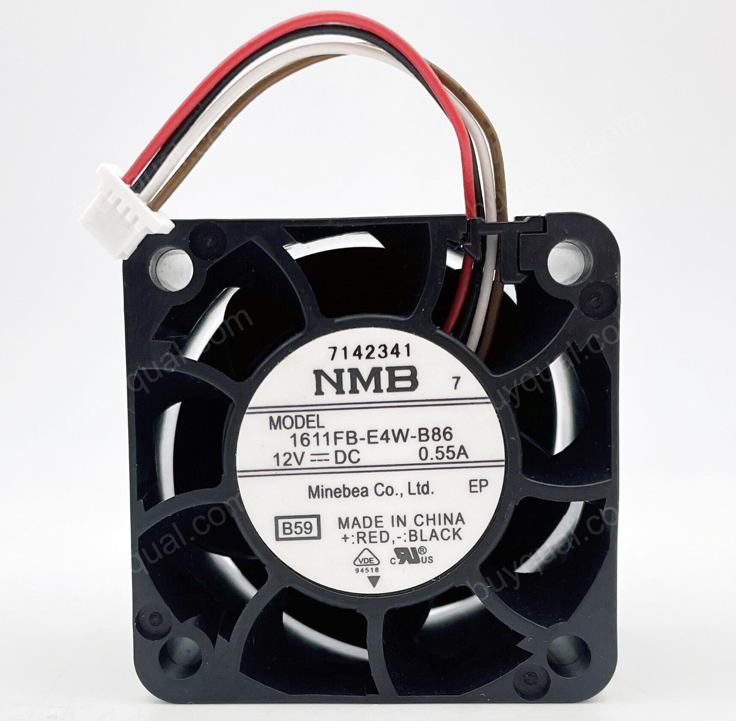 NMB 1611FB-E4W-B86 12V 0.55A 4wires cooling fan
