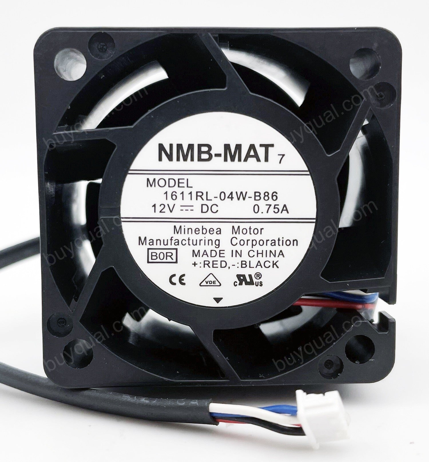 NMB 1611RL-04W-B86 12V 0.75A 3wires Cooling Fan