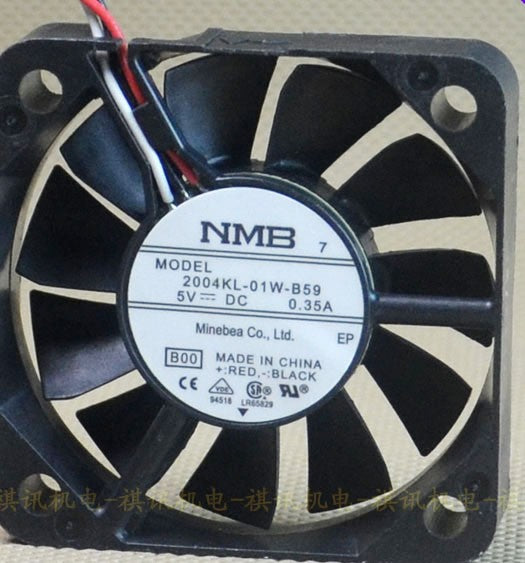 NMB 2004KL-01W-B59 -B00 5V 0.35A 3wires cooling fan