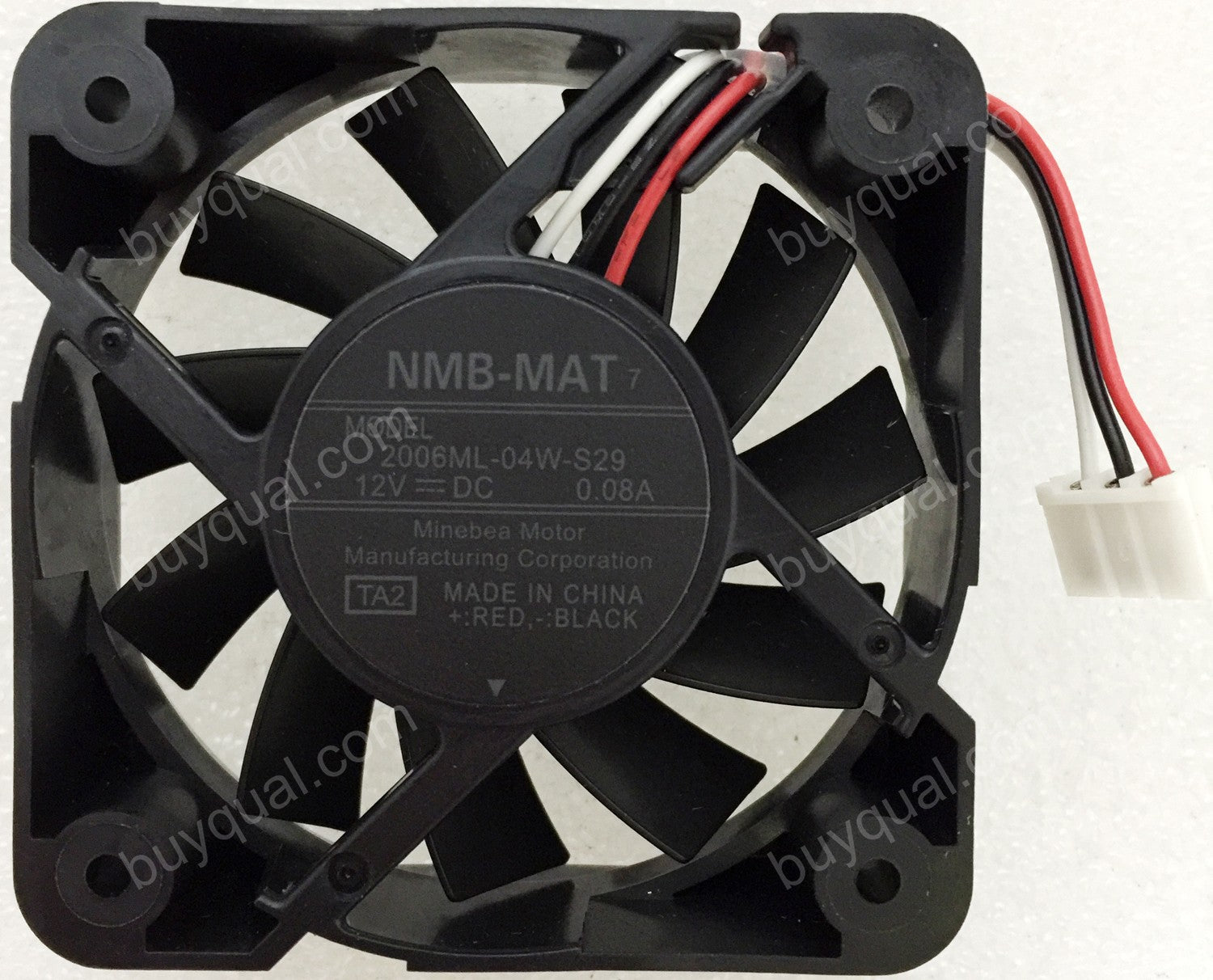 NMB 2006ML-04W-S29 12V 0.08A 3wires Cooling Fan