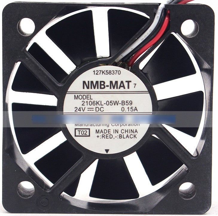 NMB 2106KL-05W-B59 24V 0.15A 3wires Cooling Fan
