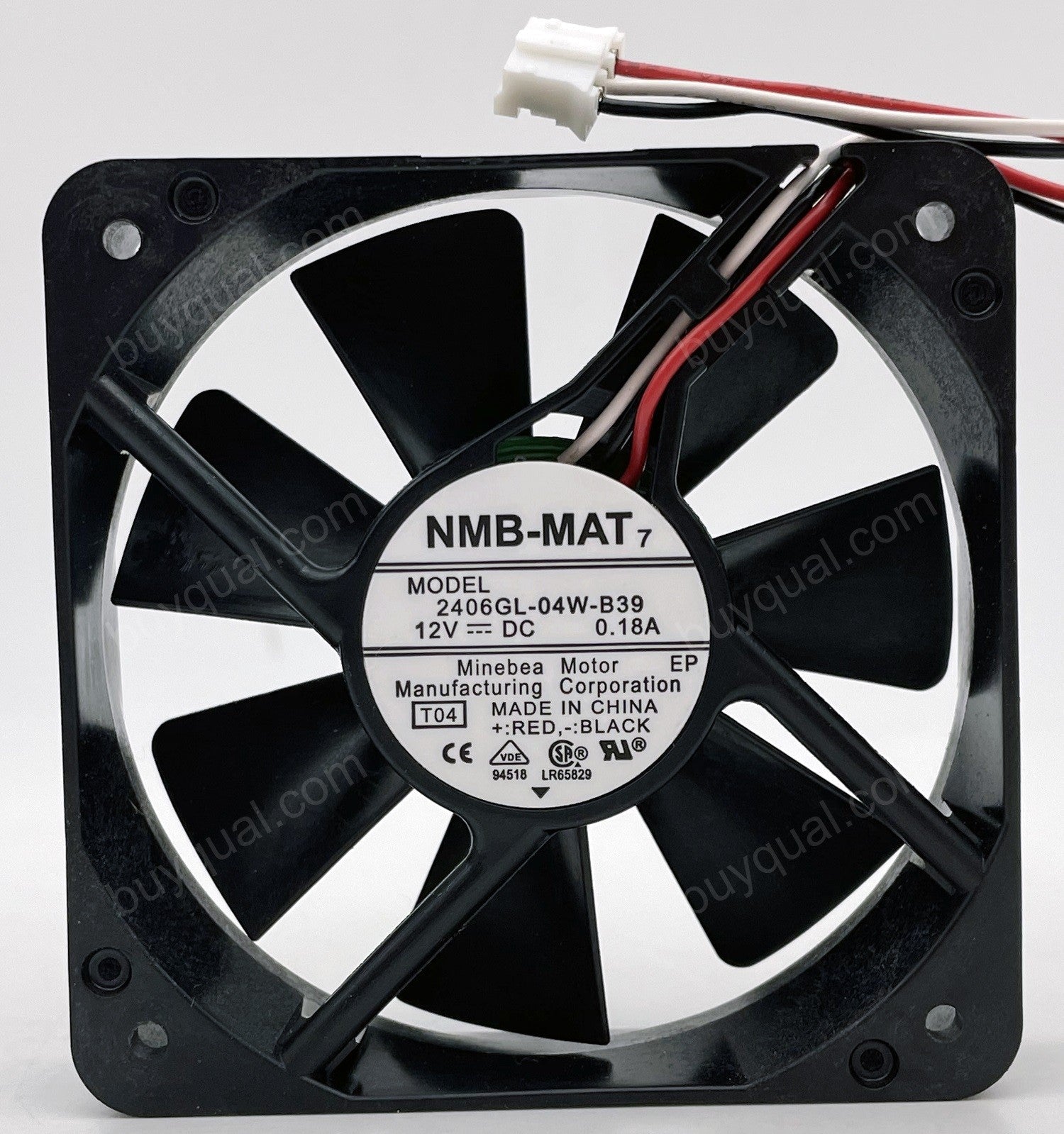 NMB 2406GL-04W-B39 12V 0.18A 3wires Cooling Fan - New