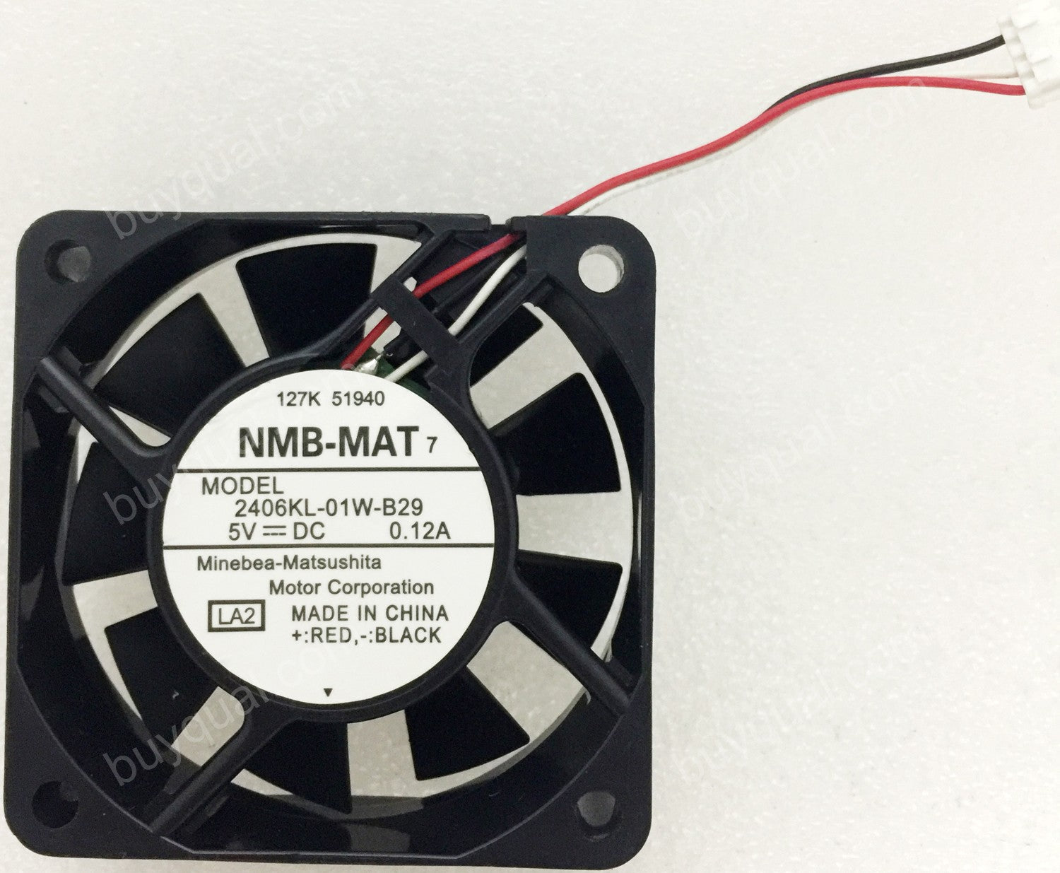 NMB 2406KL-01W-B29 5V 0.12A 3wires Cooling Fan