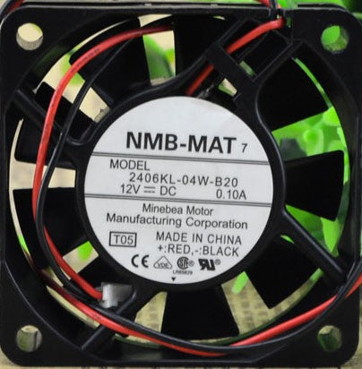NMB 2406KL-04W-B20 12V 0.1A 2wires Cooling Fan