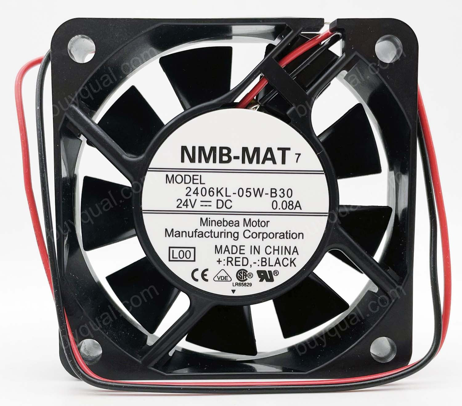 NMB 2406KL-05W-B30 24V 0.08A 2wires Cooling Fan