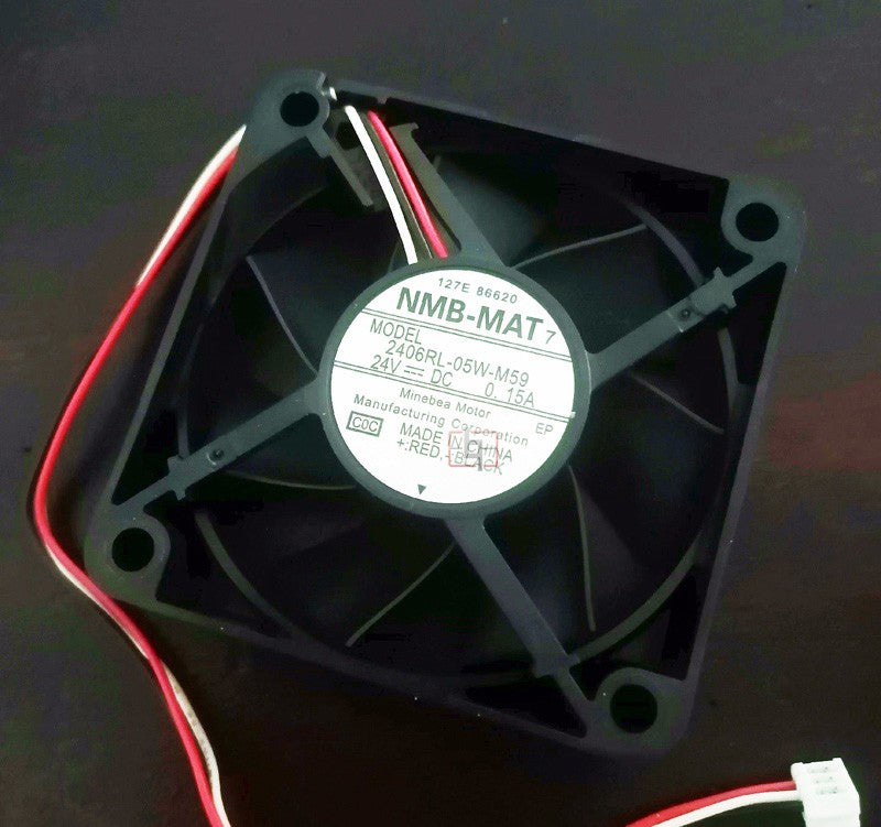 NMB 2406RL-05W-M59 24V 0.18A 3wires Cooling Fan