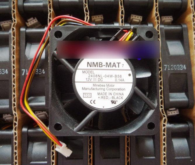 NMB 2408NL-04W-B56 12V 0.14A 4wires Cooling Fan