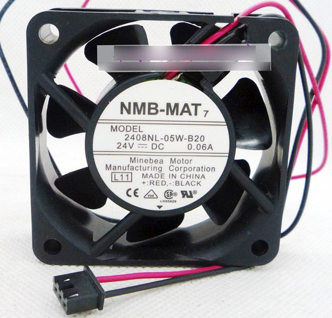 NMB 2408NL-05W-B20 24V 0.06A 2wires Cooling Fan