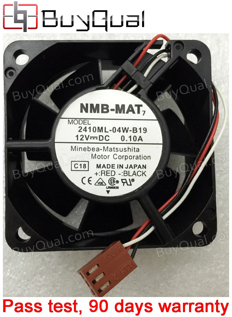 NMB 2410ML-04W-B19 12V 0.1A 3wires Cooling Fan