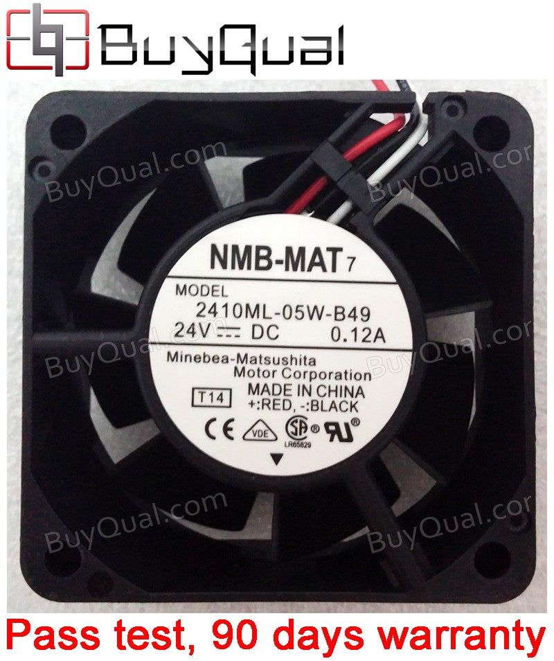 NMB 2410ML-05W-B49 24V 0.12A 3wires Cooling Fan